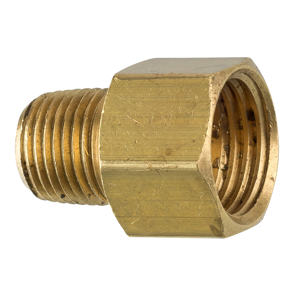 Ags Brass Connector, Female (1/2-20 Inverted), Male (1/8-27 NPT), 1/bag BLF-68B